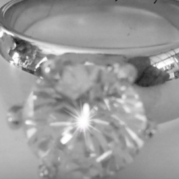 Ladies 1ct. CZ Round Solitaire Ring - Picture 2 of 3